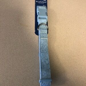 Light Blue Speckled Dog Collar